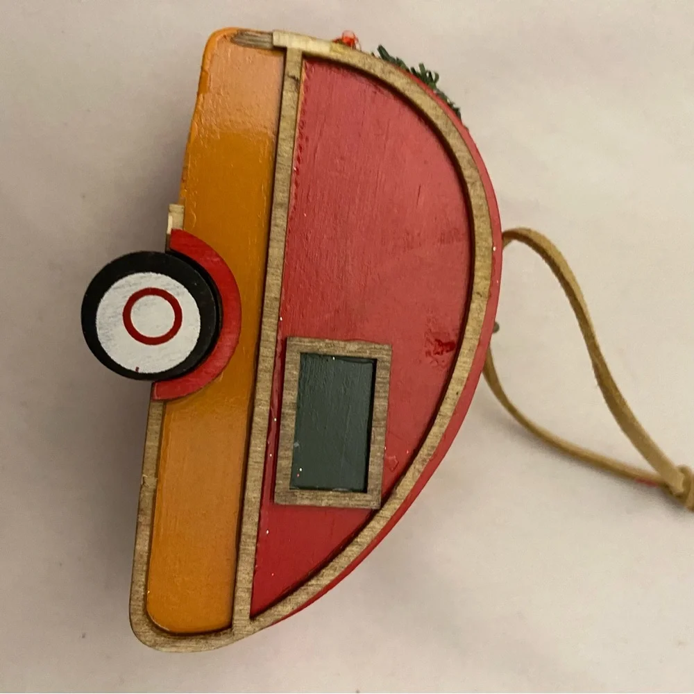 Target Christmas Camper Trailer Red Tree Ornament